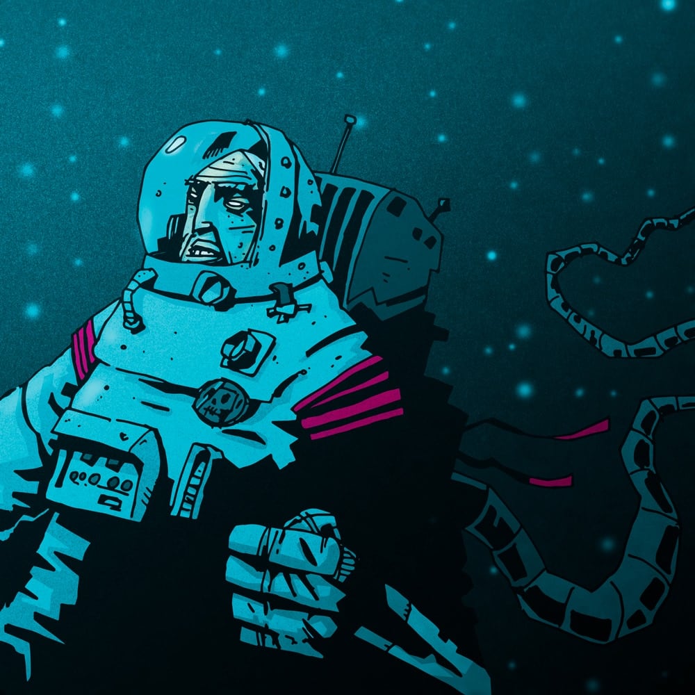 Astronaut – © Goschen – Illustration und Gestaltung, Christoph Ehlers